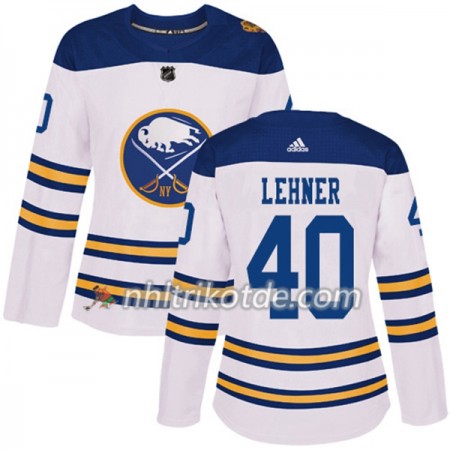 Buffalo Sabres Trikot Robin Lehner 40 2018 Winter Classic Adidas Weiß Authentic - Dame